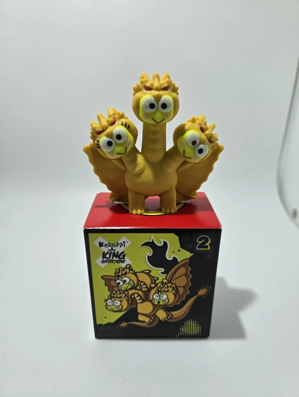 King Ghidorah Yellow Three-Headed Bird Figure - Pets Bird Collectible